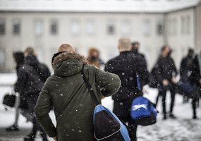 Karaliaus Mindaugo husarų batalioną papildė nauji nuolatinės privalomosios pradinės karo tarnybos... - 1