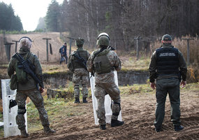 Sieną saugantys Lietuvos kariai Kapčiamiestyje: „Reakcijos laikas – čia ir dabar“ - 5