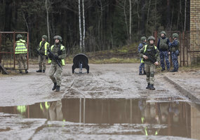Karių operacijoms pasienyje užtikrinti Druskininkuose įrengta priešakinė operacijų bazė - 11