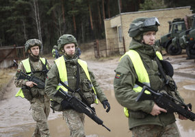 Karių operacijoms pasienyje užtikrinti Druskininkuose įrengta priešakinė operacijų bazė - 12