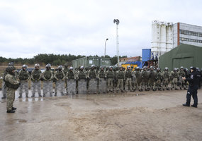 A Forward Operating Base established in Druskininkai to support border area protection operations  - 1