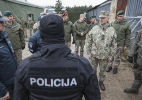 A Forward Operating Base established in Druskininkai to support border area protection operations  - 9