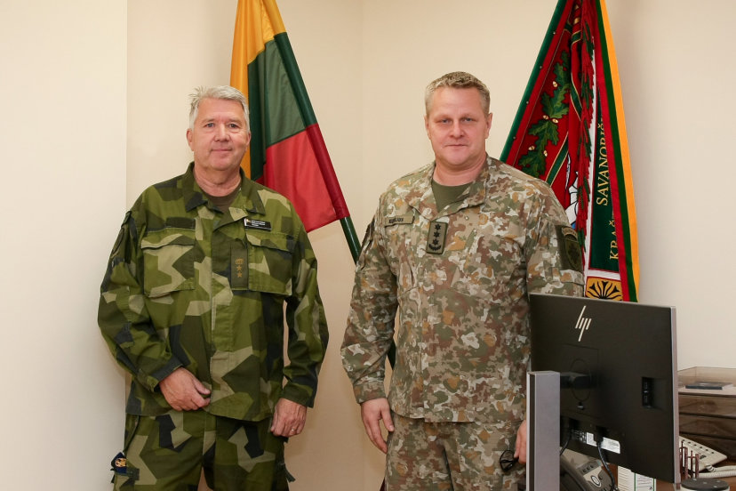 Defence Attaché of Sweden visited the National Defence Volunteer Force