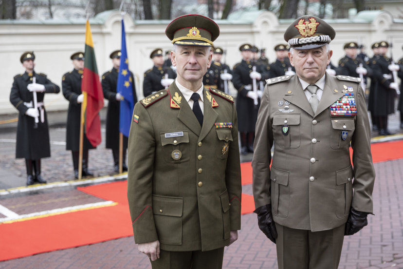 Chairman of the European Union Military Committee on a visit in Lithuania