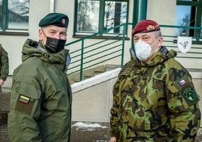 Karinio bendradarbiavimo planus Rukloje aptarė Lietuvos ir Čekijos kariuomenių vadai - 1