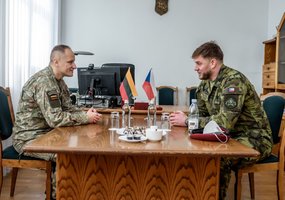 Karinio bendradarbiavimo planus Rukloje aptarė Lietuvos ir Čekijos kariuomenių vadai - 3