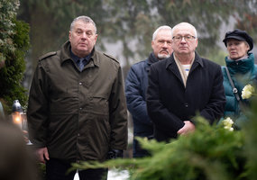 Pagerbti partizanai Jonas Misiūnas - Žalias Velnias ir  Benediktas Trakimas - Genelis - 3