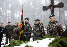 Pagerbti partizanai Jonas Misiūnas - Žalias Velnias ir  Benediktas Trakimas - Genelis - 6
