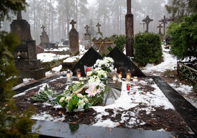 Pagerbti partizanai Jonas Misiūnas - Žalias Velnias ir  Benediktas Trakimas - Genelis - 8