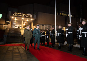 Three NATO army commanders on a visit in Lithuania - 4