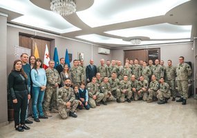 Military personnel of the Lithuanian Armed Forces School trained at Exercise Maple Arch 2021 - 2