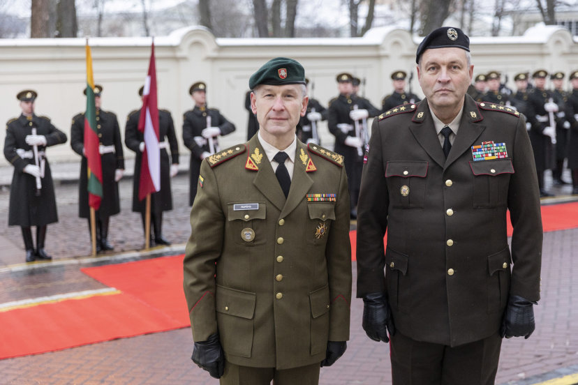 Lithuanian Chief of Defence met with his Latvian counterpart   