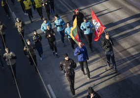 Vilniuje 30-ąjį kartą įvyko tarptautinis pagarbos bėgimas „Gyvybės ir mirties keliu“ - 6