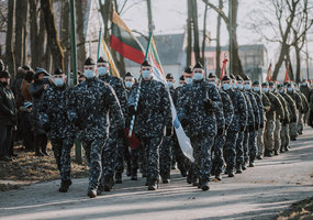 Pagerbti žuvę Klaipėdos sukilimo dalyviai   - 6