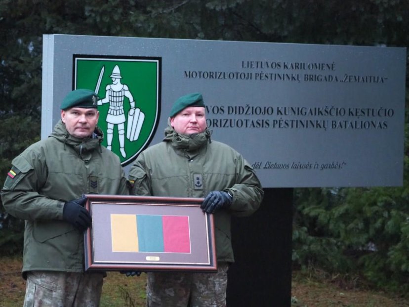Kęstučio batalione paskelbtas geriausias metų karys
