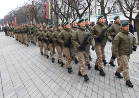 Lietuvos Respublikai prisiekė Jaunesniųjų karininkų vadų mokymų klausytojai - 1