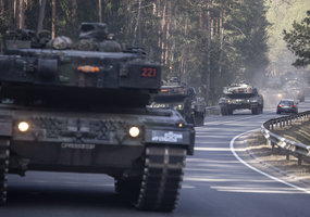 Prasideda NATO priešakinių pajėgų bataliono pratybos, į Pabradę vyksta karinė technika - 2