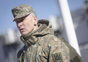 Lietuvoje dislokuotus JAV karius aplankė Lietuvos Respublikos Prezidentas, kariuomenės vadas, JAV... - 3