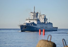 German warship visits Klaipėda Seaport  - 6