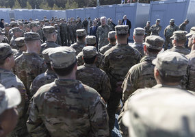 President of the Republic of Lithuania, Chief of Defence and Ambassadors of the U.S. an the UK... - 2
