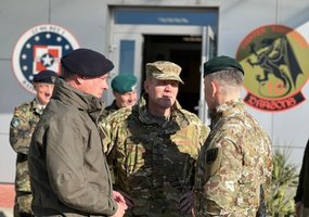 Chief of Defence and NATO political and military leadership discussed deployment of the NATO... - 2