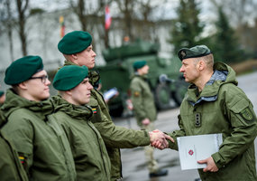 Parengtąjį Lietuvos kariuomenės rezervą papildė per 150 karių - 5