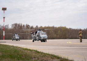 Žvalgybos srityje kariai savanoriai treniruojasi kartu su Jungtinės Karalystės kariais - 1