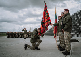 Kryžkalnyje prisiekė kariai savanoriai - 1