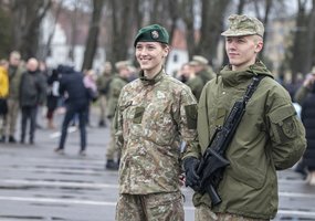 Kretingoje prisiekė Dragūnų bataliono jaunieji kariai  - 8