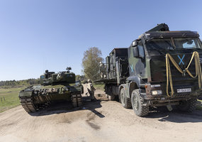 Prezidentas ir kariuomenės vadas stebėjo tarptautines pratybas Rukloje - 3