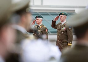 Lietuvos ir Estijos kariuomenių vadai aptarė bendrus gynybos projektus - 2