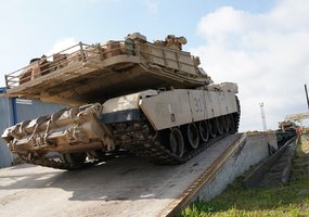 Į Kauną atvyksta JAV rotacinių pajėgų sunkusis batalionas su kovine technika. Pirmą kartą... - 8