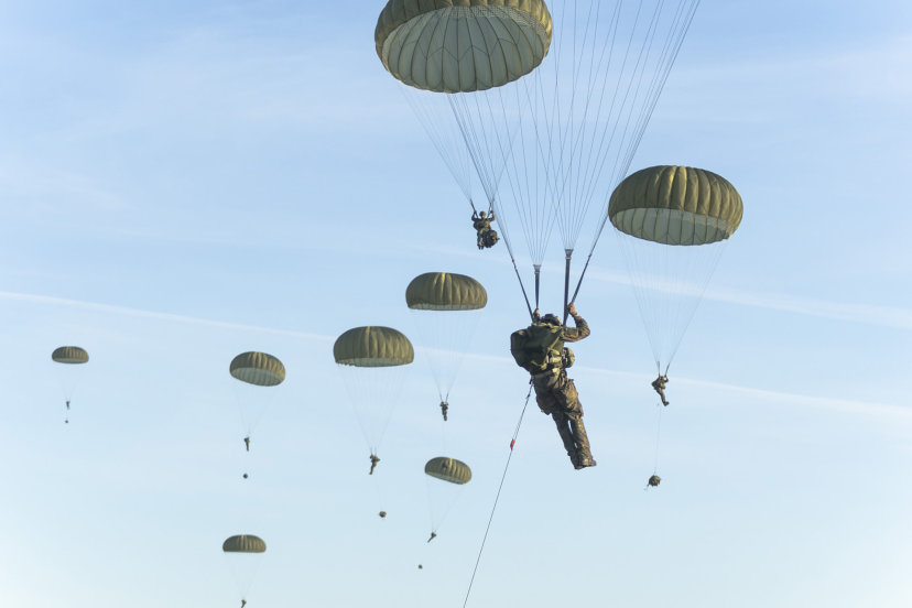 German allies airdropped into Lithuania operation