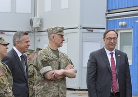 Naujos rotacijos JAV tankų batalionas oficialiai pradeda treniruotes Lietuvoje - 3
