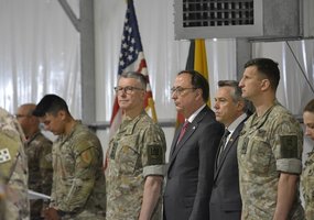 Naujos rotacijos JAV tankų batalionas oficialiai pradeda treniruotes Lietuvoje - 4