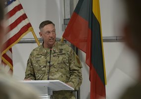 Naujos rotacijos JAV tankų batalionas oficialiai pradeda treniruotes Lietuvoje - 7