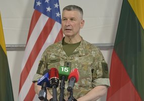 Naujos rotacijos JAV tankų batalionas oficialiai pradeda treniruotes Lietuvoje - 8