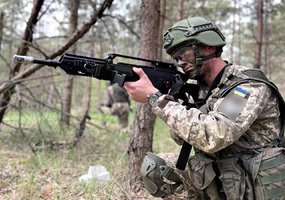 Lietuvos kariuomenės mokykloje baigėsi kursas Ukrainos kariams - 2