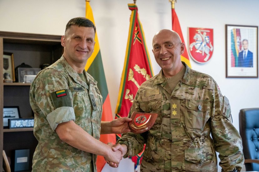 Chief of the Royal Danish Army paid a visit to Lithuania