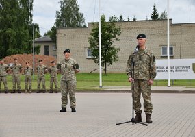 Ryšių ir informacinių sistemų batalionui pradėjo vadovauti majorė Jurgita Savickaitė - 1