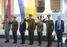 Chief of Defence of Lithuania discussed threats and joints projects with Iceland’s chief official... - 2