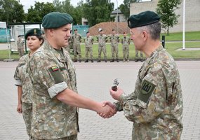 First Lithuanian woman officer assumes battalion command - 3
