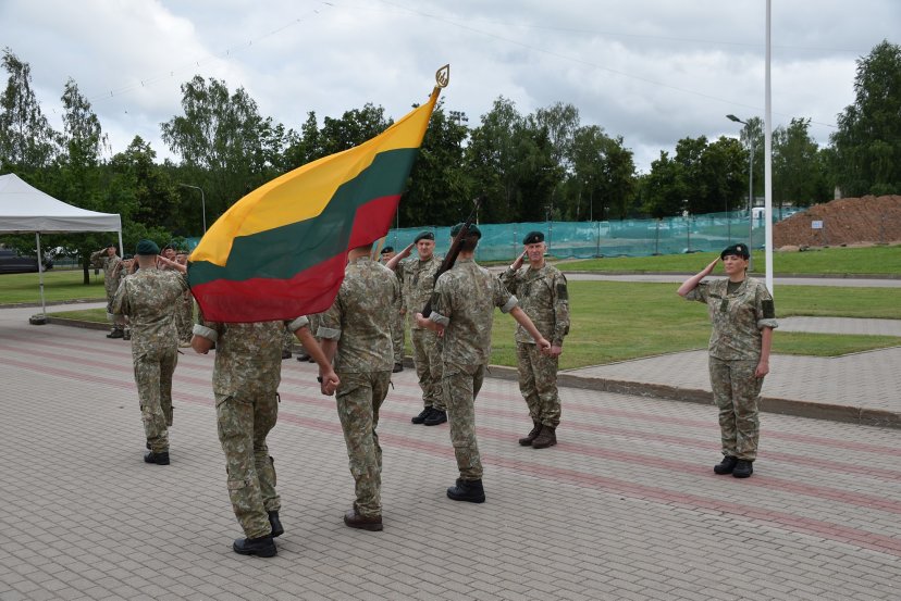 Ryšių ir informacinių sistemų batalionui pradėjo vadovauti majorė Jurgita Savickaitė