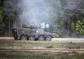 Treniruojamos modernių pėstininkų kovos mašinų „Vilkas“ įgulos - 2