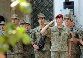 Radvilų rūmuose Lietuvai prisiekė kariai savanoriai - 3