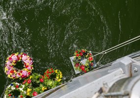 Lithuanian military pay tribute to the lost at sea - 2