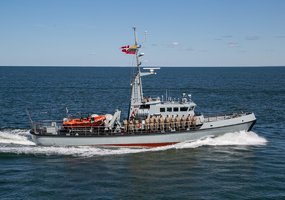 Lithuanian military pay tribute to the lost at sea - 9