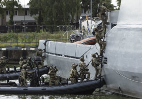 Chiefs of Defence of Lithuania and Portugal visited exercise in Klaipėda - 1