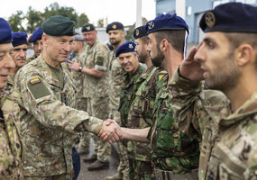 Chiefs of Defence of Lithuania and Portugal visited exercise in Klaipėda - 6