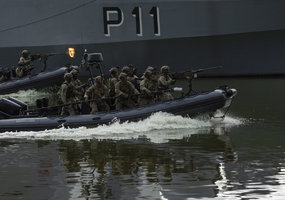 Chiefs of Defence of Lithuania and Portugal visited exercise in Klaipėda - 7